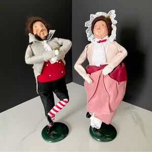 Mr. & Mrs. Fezziwig Dancing Carolers by Byers Choice